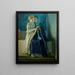Der Christus und seine Mutter studieren die Schriften - Henry Ossawa Tanner — gerahmtes Bild an der Wand