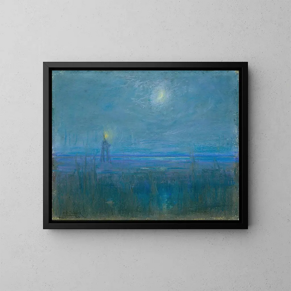 Marais du New Jersey - Henry Ossawa Tanner — gerahmtes Bild an der Wand