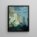 Die Wände im Mondschein von Tanger - Henry Ossawa Tanner — gerahmtes Bild an der Wand