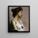 Portrait der Künstlerin - Henry Ossawa Tanner — gerahmtes Bild an der Wand