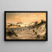 Sanddünen bei Sonnenuntergang in Atlantic City - Henry Ossawa Tanner — gerahmtes Bild an der Wand