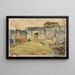 Straßenszene in Tanger, mit Zinnenarchitektur - Henry Ossawa Tanner — gerahmtes Bild an der Wand
