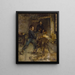 Studie für den jungen Sattler - Henry Ossawa Tanner — gerahmtes Bild an der Wand
