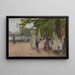 L'homme qui louait des bateaux - Henry Ossawa Tanner — gerahmtes Bild an der Wand