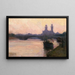 La Seine - Henry Ossawa Tanner — gerahmtes Bild an der Wand