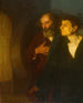 Die beiden Jünger am Grab - Henry Ossawa Tanner — Ansicht des Kunstwerks