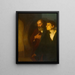 Die beiden Jünger am Grab - Henry Ossawa Tanner — gerahmtes Bild an der Wand