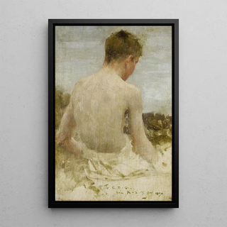 Henry Scott Tuke - Back Of A Boy Bather.webp