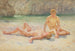 Gruppe von Badenden in der Mittagshitze - Henry Scott Tuke — Ansicht des Kunstwerks