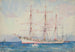 Französisches Segelschiff-Gemälde mit Anker, signiert und unsigniert - Henry Scott Tuke — Ansicht des Kunstwerks