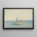 Zwei Figuren in einem Boot - Henry Scott Tuke — gerahmtes Bild an der Wand