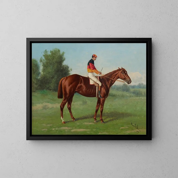 Elkwood-Gemälde mit J. Martin Up - Henry Stull — gerahmtes Bild an der Wand