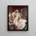 Emma und Federica Bankes von Soughton Hall - Henry Tanworth Wells — gerahmtes Bild an der Wand