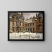 Der Garten des Musée Carnavalet, Schneeeffekt - Henry Tenr — gerahmtes Bild an der Wand