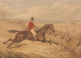 Henry Thomas Alken - Charging an Ox Fence.webp