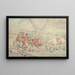 Jagd auf den Fuchs, erreichter Bau - Henry Thomas Alken — gerahmtes Bild an der Wand