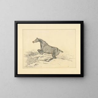 Henry Thomas Alken - Jumping horse.webp
