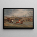 Szenen eines Hindernislaufs in der Nähe des Zieles - Henry Thomas Alken — gerahmtes Bild an der Wand