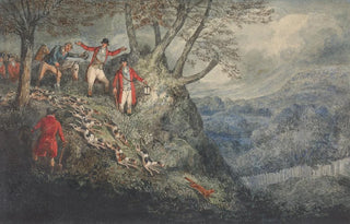 Henry Thomas Alken - The Life of a Sportsman A Night Scene with Sir Thomas Mostyn.webp