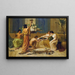 Das Bankett - Henry Thomas Schafer — gerahmtes Bild an der Wand