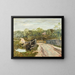 Die Steinmauer - Henry Ward Ranger — gerahmtes Bild an der Wand