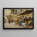 Sur les marches du Rialto Venise - Henry Woods — gerahmtes Bild an der Wand