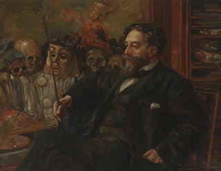 Henry de Groux - Portret van James Ensor.webp