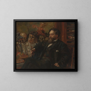 Henry de Groux - Portret van James Ensor.webp