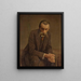 Portrait des Vaters des Künstlers - Henryk Grombecki — gerahmtes Bild an der Wand