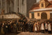 Trauerfeier der fünf Opfer der Demonstration von 1861 in Warschau - Henryk Pillati — Ansicht des Kunstwerks