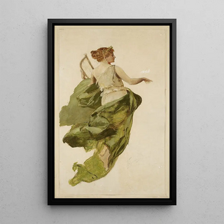 Henryk Siemiradzki - Allegory of Music sketch for the project of the stage curtain of the Sowacki Theatre in Krakw.webp