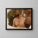 Studie des Brustbildes eines jungen Nackten mit einer Vase - Henryk Siemiradzki — gerahmtes Bild an der Wand