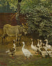 In den Hof des Bauernhofs - Herbert William Weekes — Ansicht des Kunstwerks