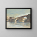 Eine Brücke - Hercules Brabazon Brabazon — gerahmtes Bild an der Wand