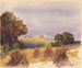 Ein Maisfeld bei Sonnenuntergang - Hercules Brabazon Brabazon — Ansicht des Kunstwerks
