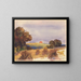 Ein Maisfeld bei Sonnenuntergang - Hercules Brabazon Brabazon — gerahmtes Bild an der Wand