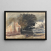 Cottage unter einem Baum - Hercules Brabazon Brabazon — gerahmtes Bild an der Wand