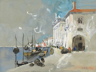 Korb mit Fisch, Chioggia, südlich von Venedig - Hercules Brabazon Brabazon — Ansicht des Kunstwerks