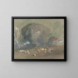 Festliches Fest - Hercules Brabazon Brabazon — gerahmtes Bild an der Wand