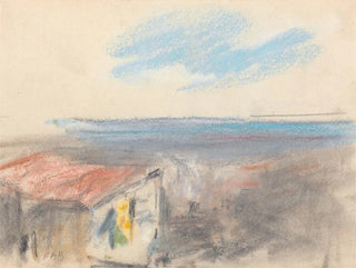 Landschaft mit blauer Wolke - Hercules Brabazon Brabazon — Ansicht des Kunstwerks