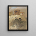 Tempel der Vesta in Tivoli - Hercules Brabazon Brabazon — gerahmtes Bild an der Wand