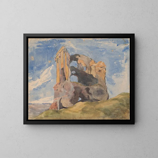 Tombe en Campagne - Hercules Brabazon Brabazon — gerahmtes Bild an der Wand