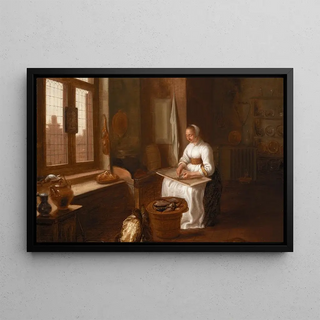 Hercules Sanders - A Woman Cleaning Fish.webp