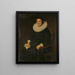 Portrait einer Frau - Hercules Sanders — gerahmtes Bild an der Wand