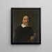 Portrait eines Mannes - Herman Meynderts Doncker — gerahmtes Bild an der Wand