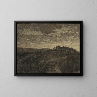 La Montagne - Herman Norrman — gerahmtes Bild an der Wand