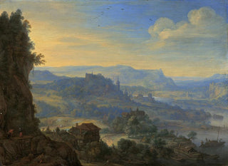 Herman Saftleven - Imaginary River Landscape.webp