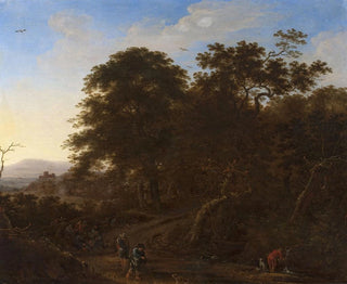 Landschaft mit Reisenden - Herman Saftleven — Ansicht des Kunstwerks