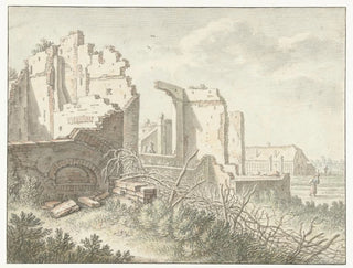 Herman Saftleven - Rune buiten de Wittevrouwenpoort te Utrecht.webp