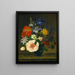 Blumen in einem Glas - Hermania Neergaard — gerahmtes Bild an der Wand